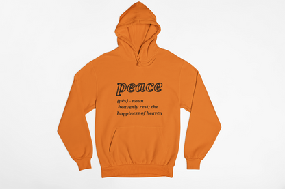 Peace definition Christian hoodie