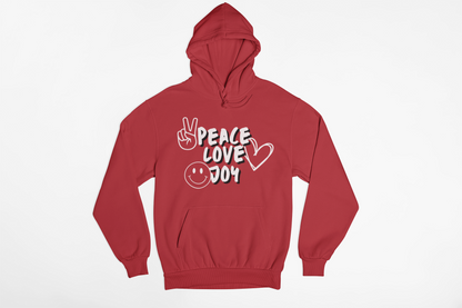 Pray Love Joy Christian Christmas Hoodie