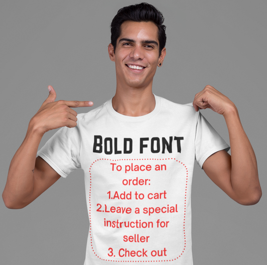 DESIGN YOUR OWN T-SHIRT
