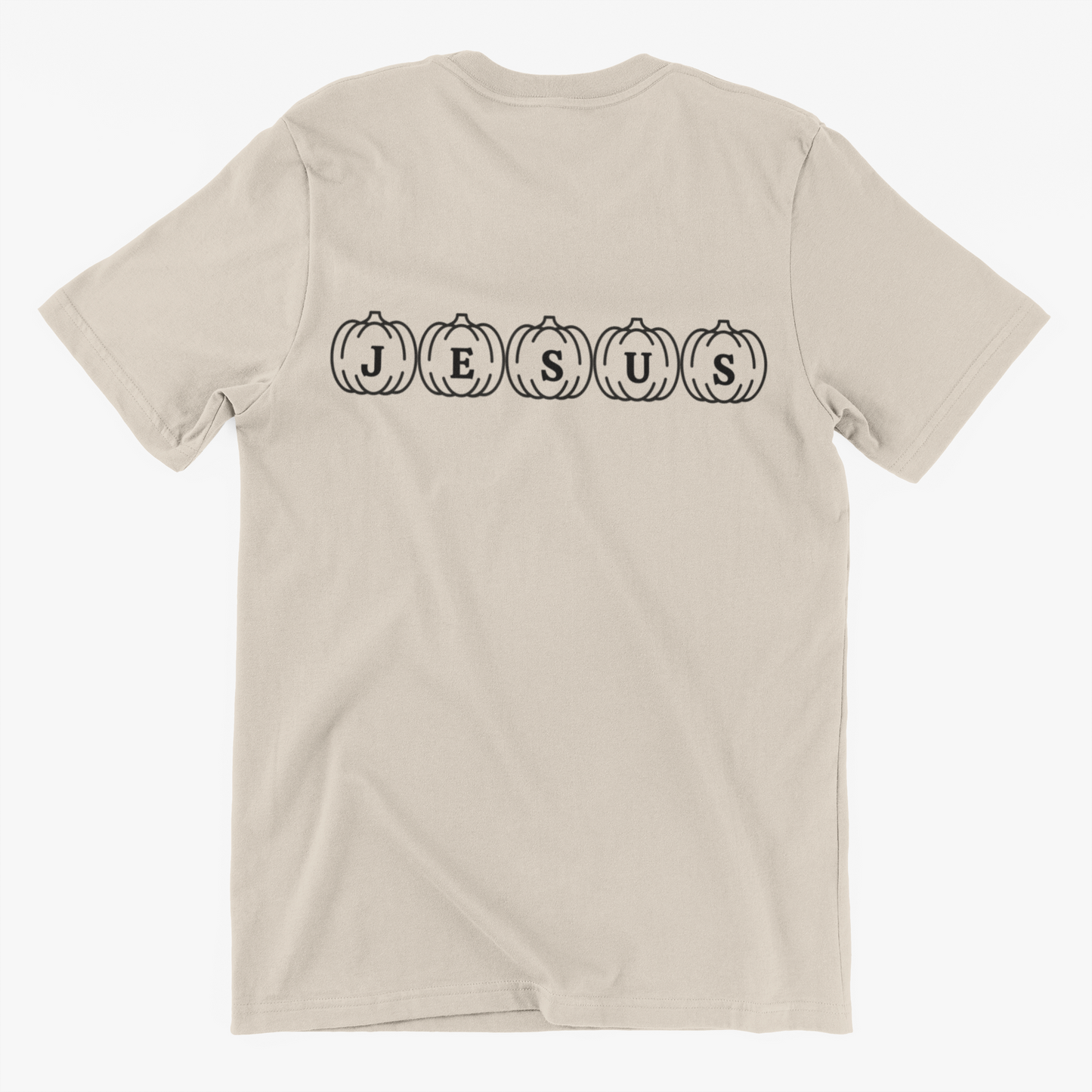 Jesus on pumpkins graphic t-shirt for fall