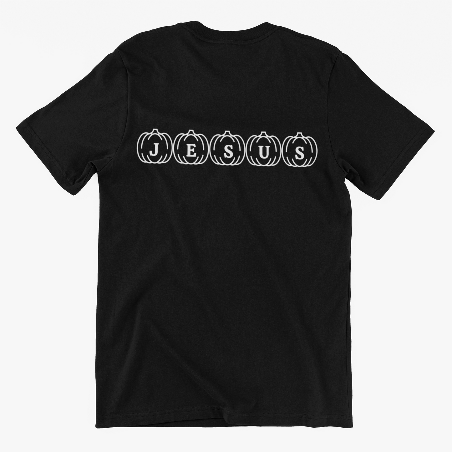 Jesus on pumpkins graphic t-shirt for fall